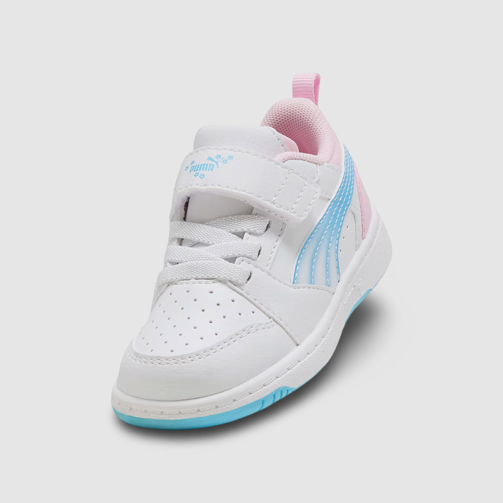 Zapatillas Puma Rebound V6 lo Jelly Heaven Niños - Urbano | 405059 01 Blanco/Celeste