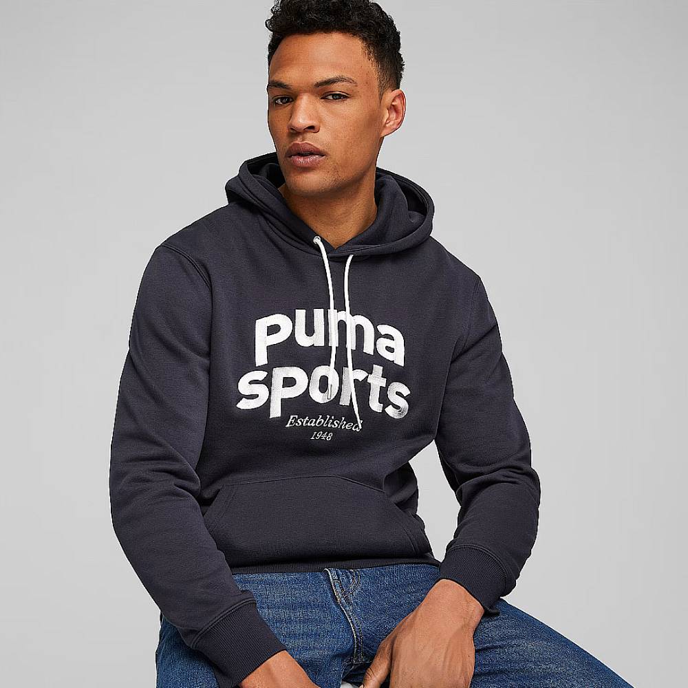 POLERA PUMA TEAM HOODIE FL 625206 16 - HOMBRE