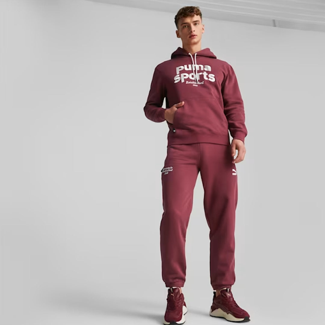 POLERA PUMA TEAM HOODIE FL 625206 22 - HOMBRE