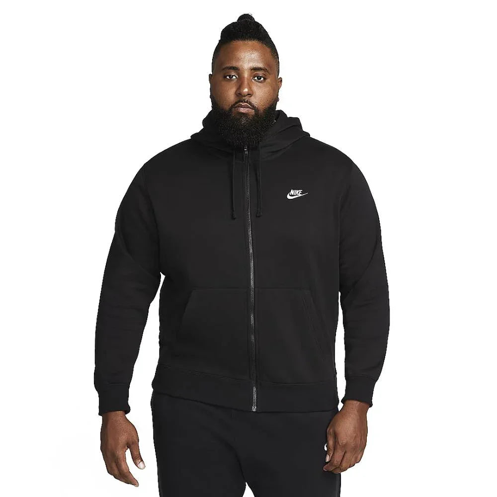CASACA NIKE CON CAPUCHA CLUB FLEECE BV2645 010 - HOMBRE