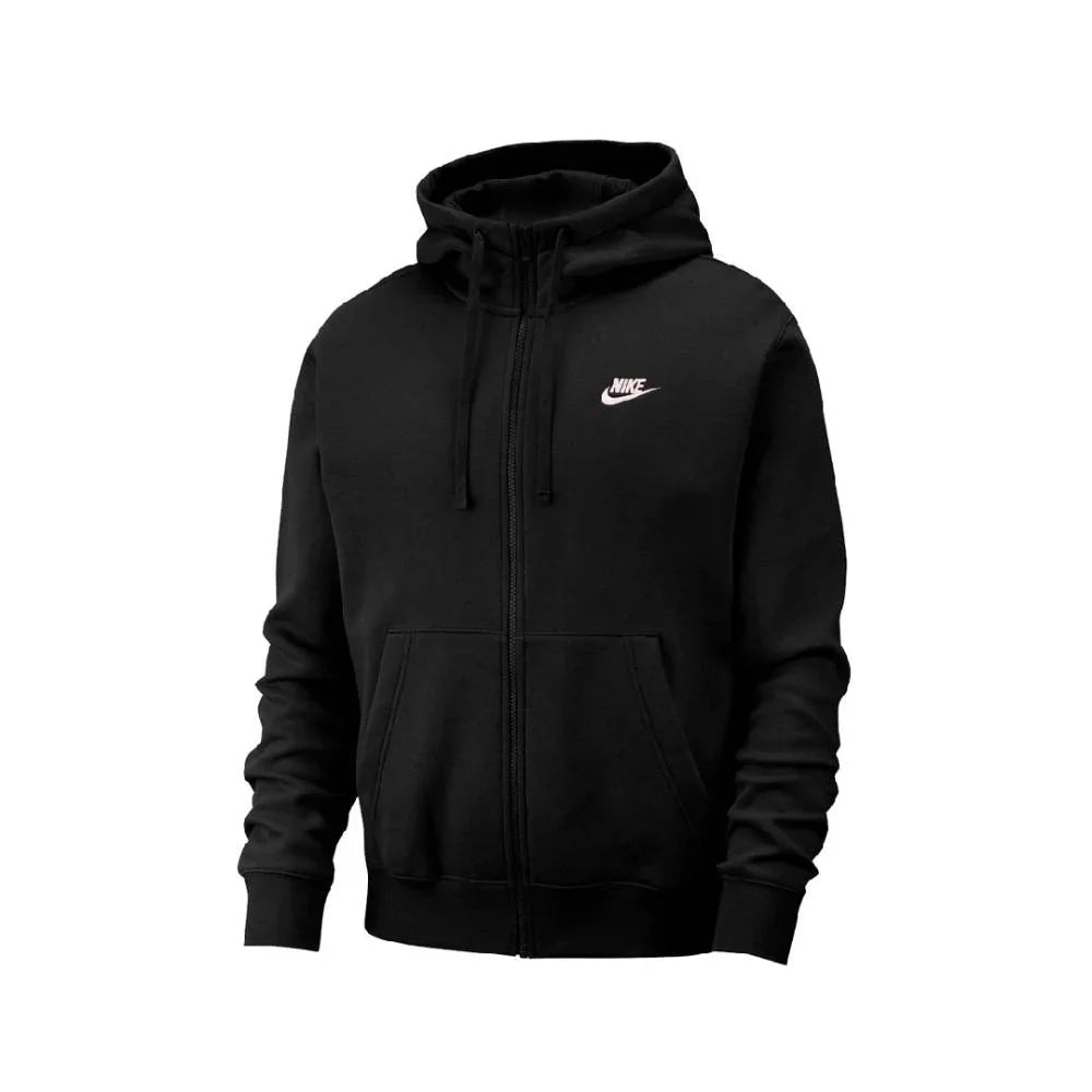 CASACA NIKE CON CAPUCHA CLUB FLEECE BV2645 010 - HOMBRE