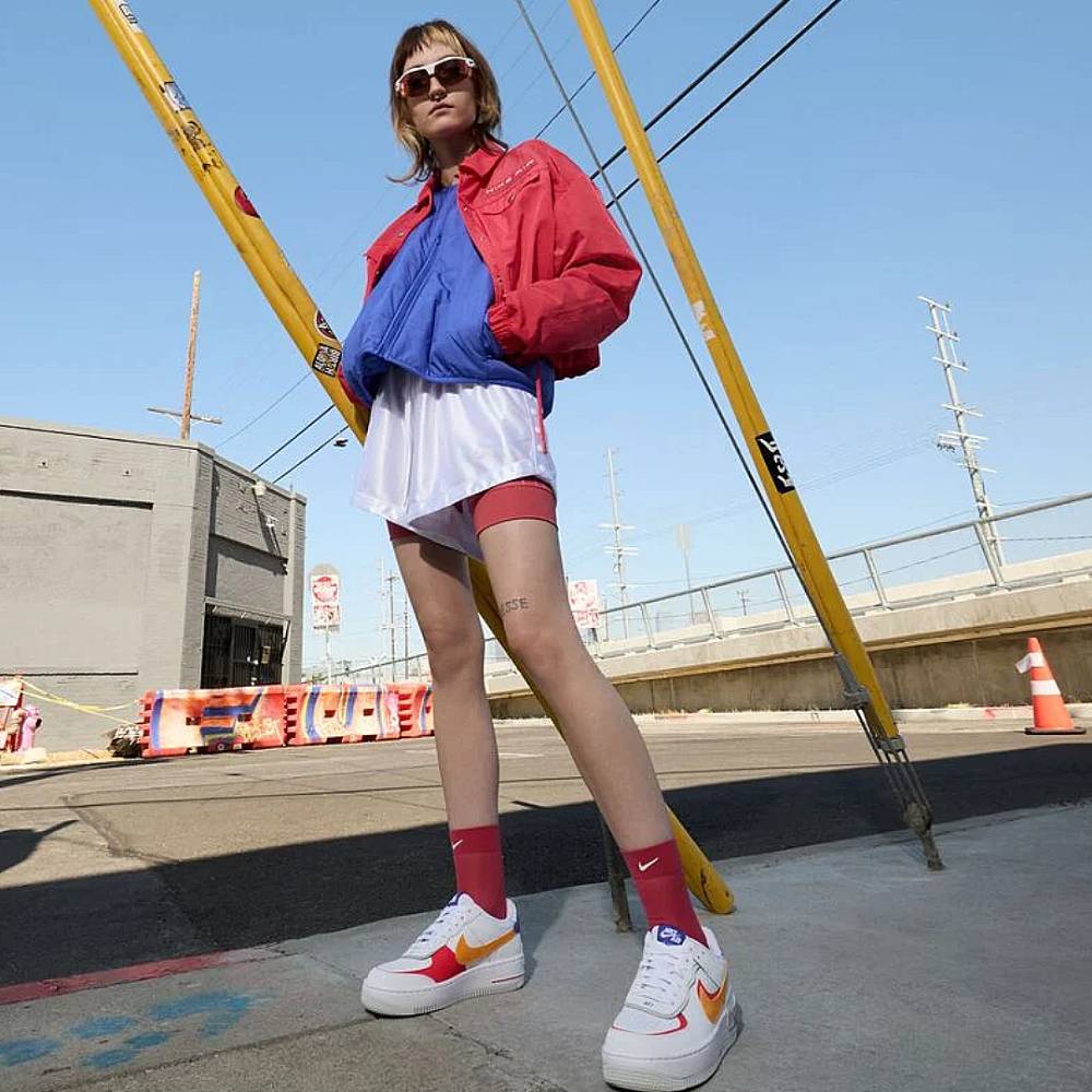 ZAPATILLAS NIKE AIR FORCE 1 SHADOW DZ1847 100 - MUJER