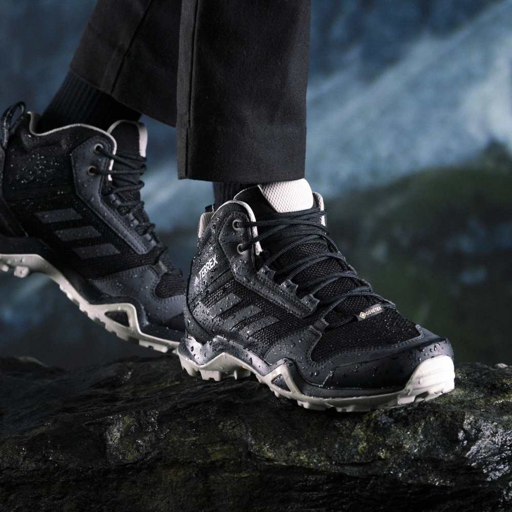 Zapatillas Adidas Terrex Ax3 Mid GTX Mujer - Senderismo | EF3365 Negro