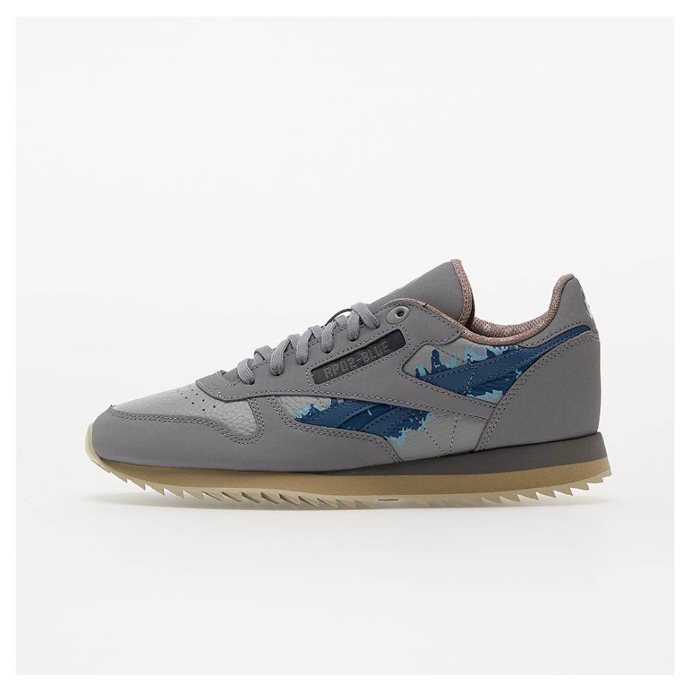Zapatillas Reebok Classic Leather Ripple Unisex - Running | HQ6253 Gris