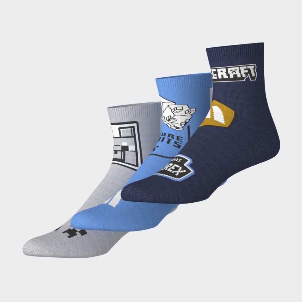 Medias Adidas Minecraft 3P Unisex - Urbano | HZ9518 Multicolor