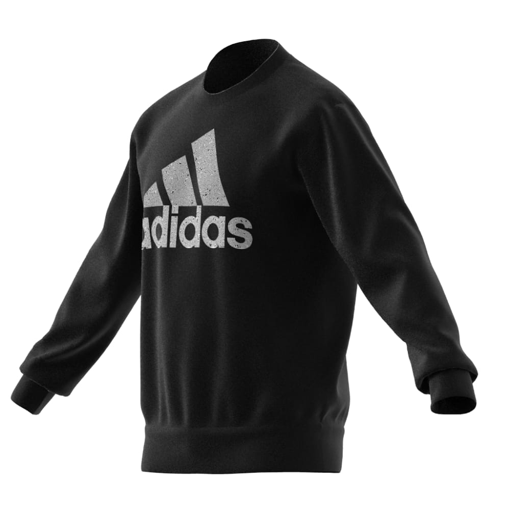 POLERA ADIDAS ESSENTIALS LOGO GRANDE FELPA FRANCESA