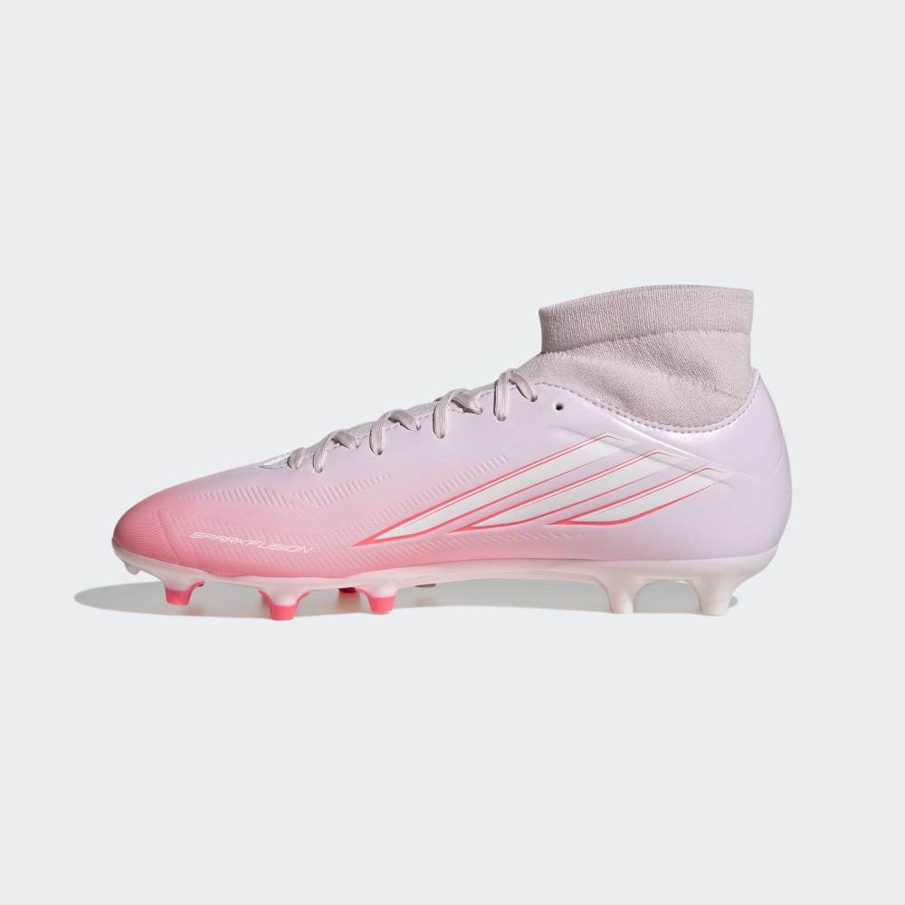 Zapatillas Adidas F50 Sparkfusion Club FG/AG Mujer - Fútbol | IH4624 Rosado / Blanco
