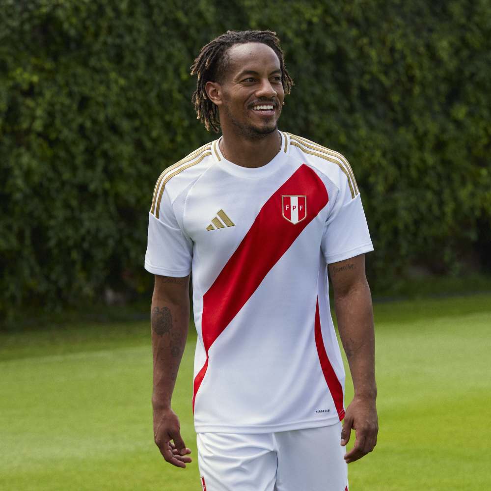 Camiseta Adidas Local Selección Peruana 2024 Hombre - Fútbol | IQ2442 Blanco