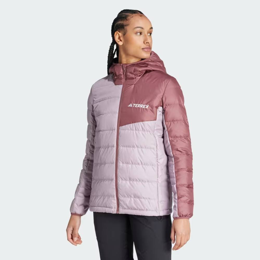 CASACA ADIDAS TERREX CON CAPUCHA MULTI LIGHT DOWN JE6717 - MUJER