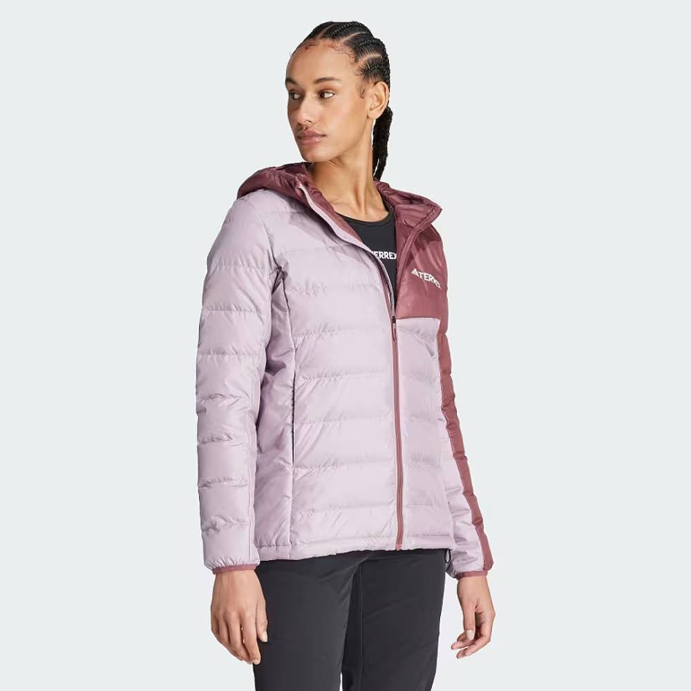 CASACA ADIDAS TERREX CON CAPUCHA MULTI LIGHT DOWN JE6717 - MUJER