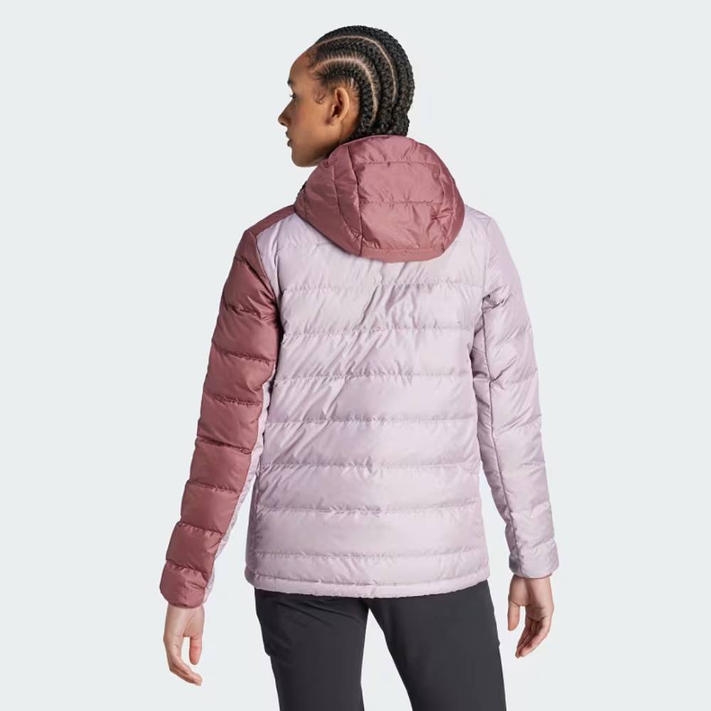 CASACA ADIDAS TERREX CON CAPUCHA MULTI LIGHT DOWN JE6717 - MUJER