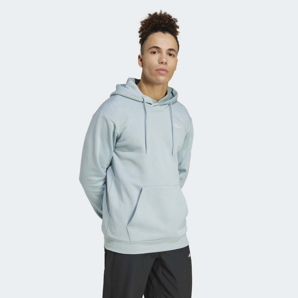 Polera Adidas Con Capucha Terrex Multi Logo Hombre - Urbano | JF9093 Celeste