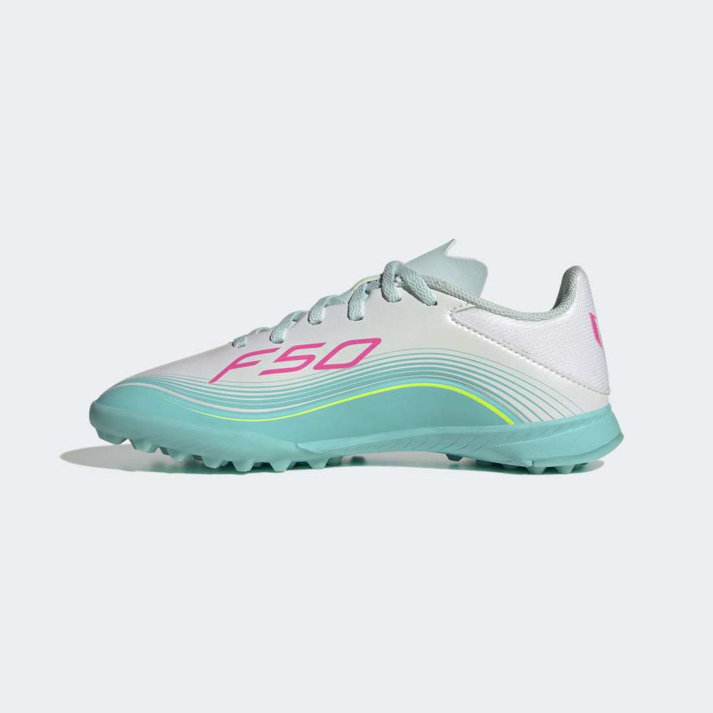 Zapatillas Adidas F50 Messi League TF Unisex - Fútbol | JQ0944 Plateado