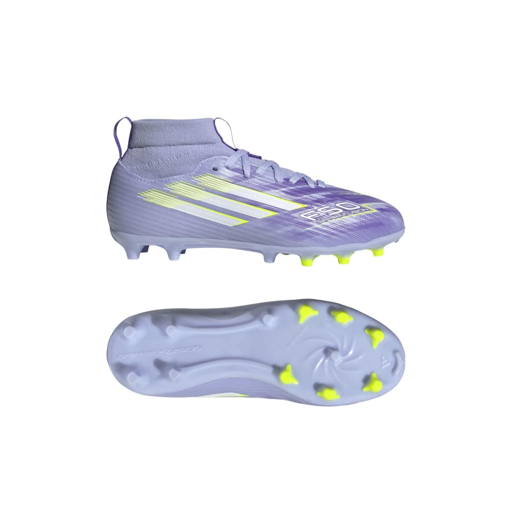 Zapatillas Adidas F50 SparkFusion League FG/AG Niños - Fútbol | JR3959 Lila