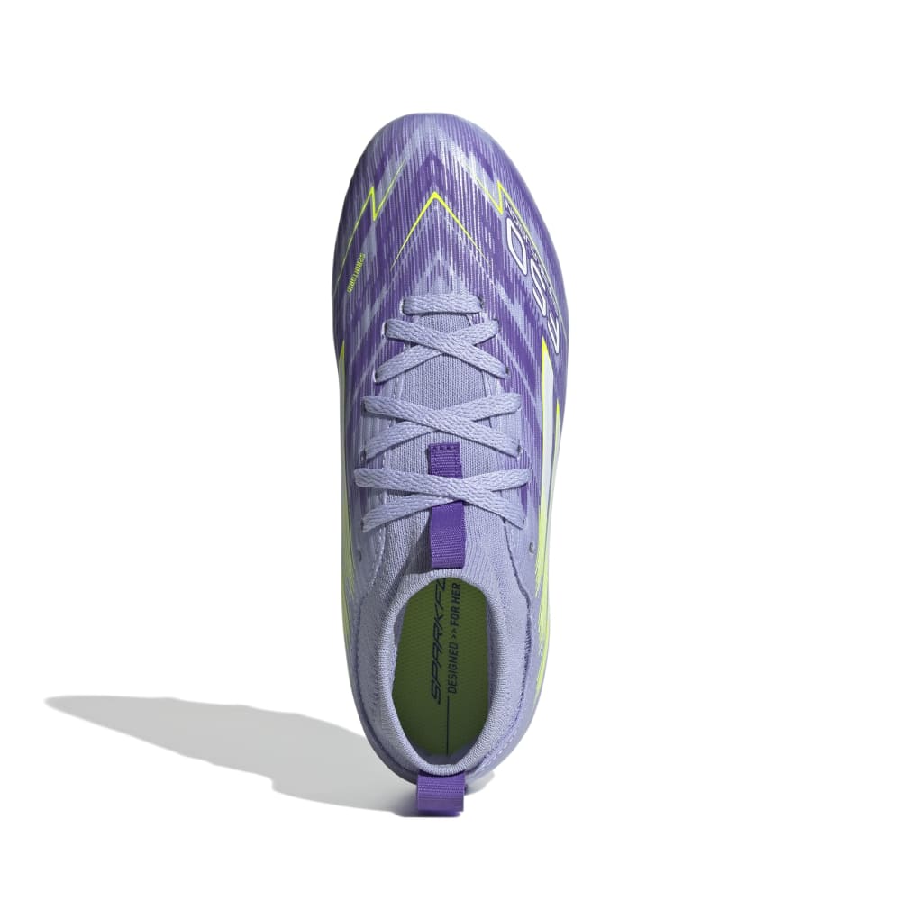 Zapatillas Adidas F50 SparkFusion League FG/AG Niños - Fútbol | JR3959 Lila