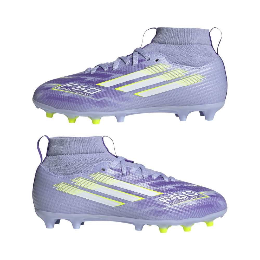 Zapatillas Adidas F50 SparkFusion League FG/AG Niños - Fútbol | JR3959 Lila