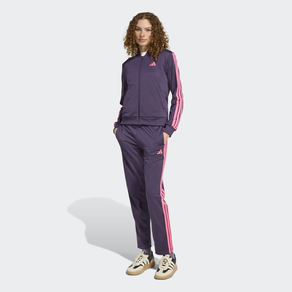 Conjunto Adidas Essentials 3 Rayas Mujer - Training | JX0510 Morado