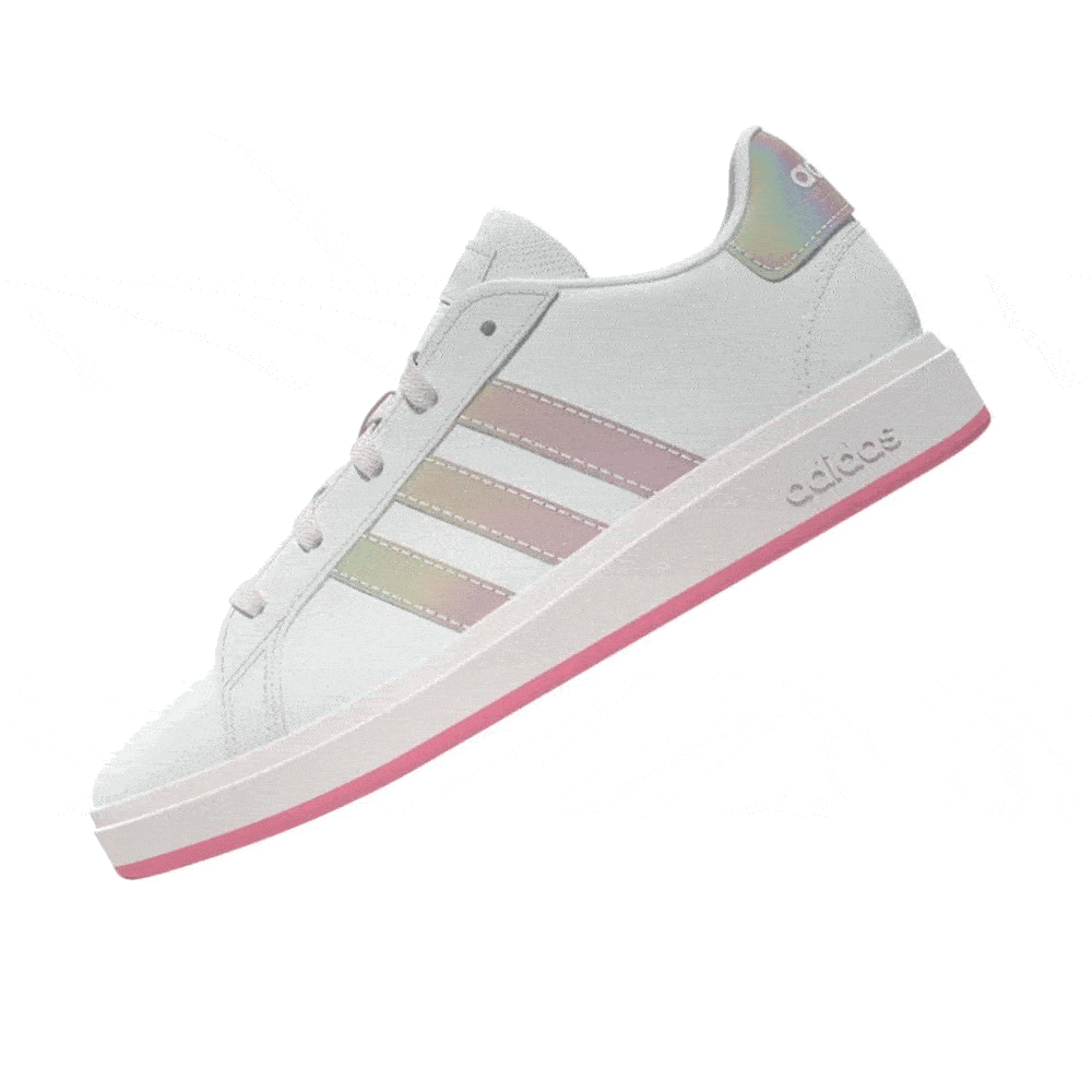 Zapatillas Adidas Grand Court 2.0 Niños - Urbano | JR6096 Blanco