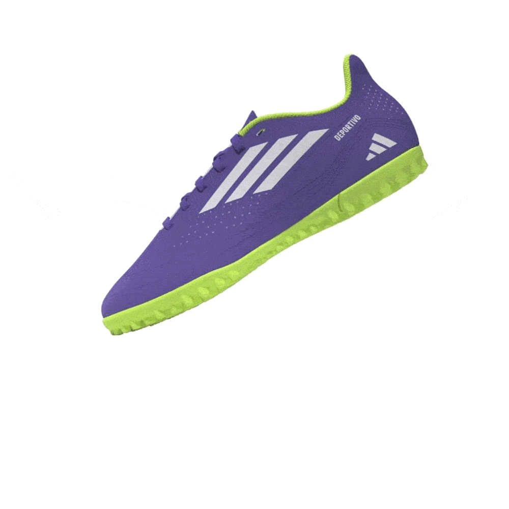 Zapatillas Adidas Deportivo III TF Hombre - Fútbol | JS0193 Púrpura