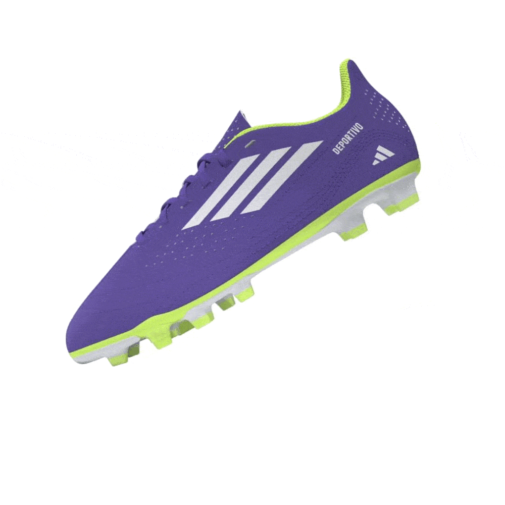 Zapatillas Adidas Deportivo III FxG Unisex - Fútbol | JS0184 Púrpura