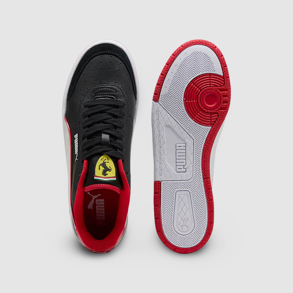 Zapatillas Puma Ferrari CA Match Hombre - Urbano | 309118 01 Negro / Rojo