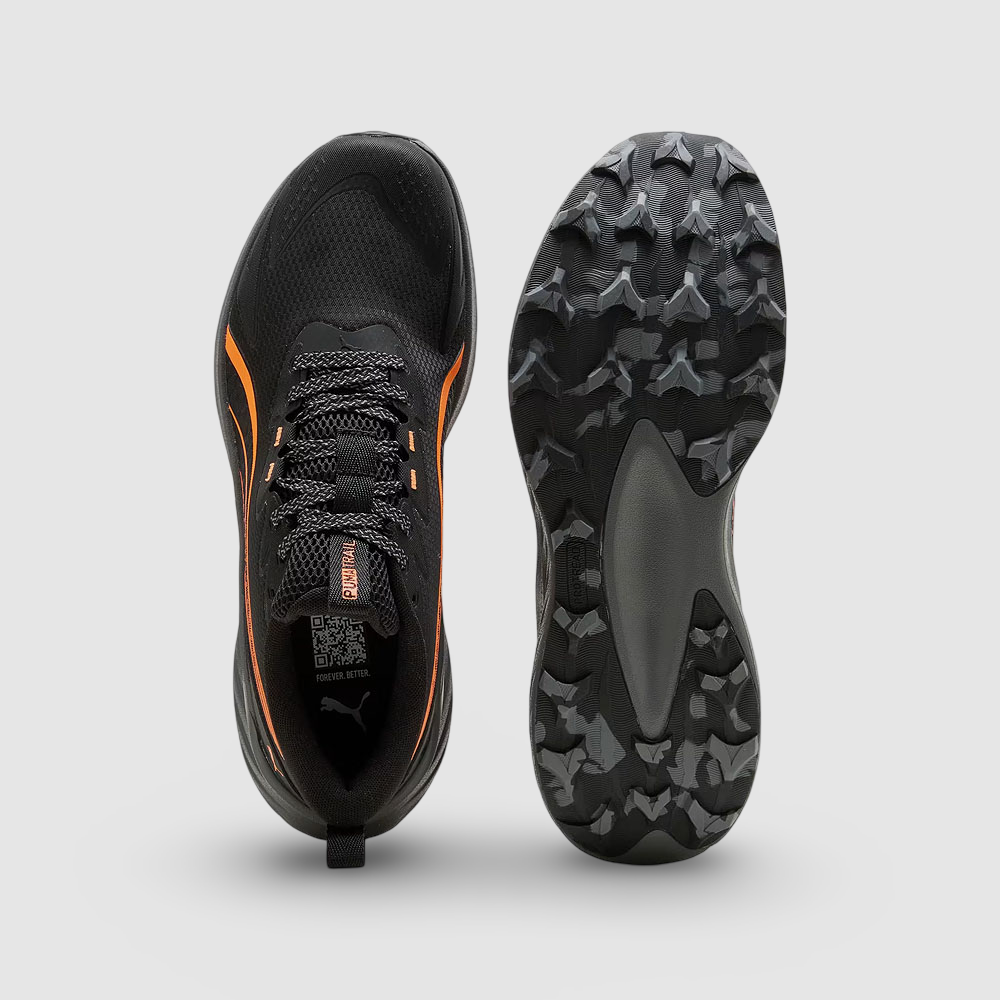 Zapatillas Puma Pounce Lite 2 Trail Unisex - Running | 313736 04 Negro/Naranja