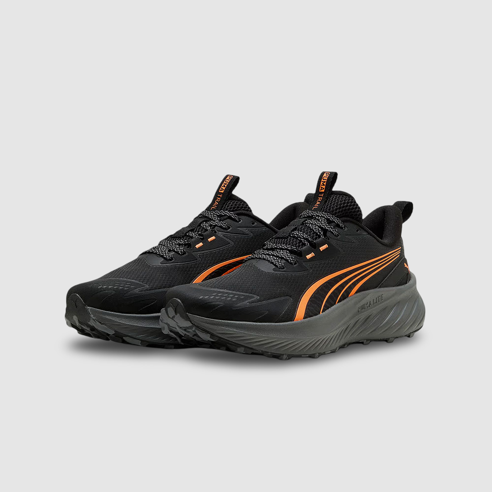 Zapatillas Puma Pounce Lite 2 Trail Unisex - Running | 313736 04 Negro/Naranja