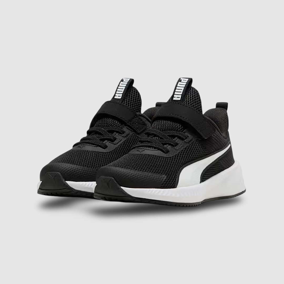 Zapatillas Puma Flyer 4 AC Niños - Urbano | 314045 01 Negro/Blanco