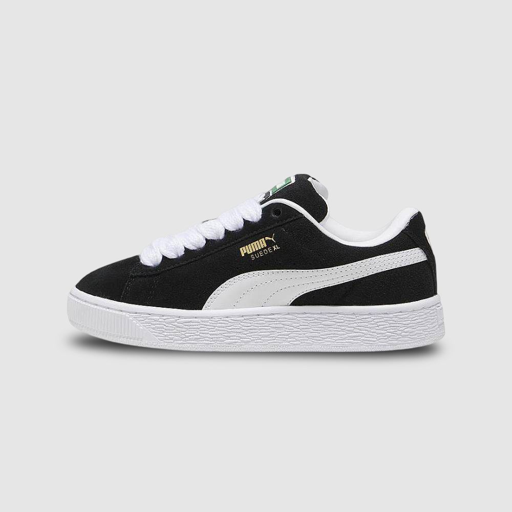 Zapatillas Puma Suede XL JR Unisex - Urbano | 396577 02 Negro / Blanco