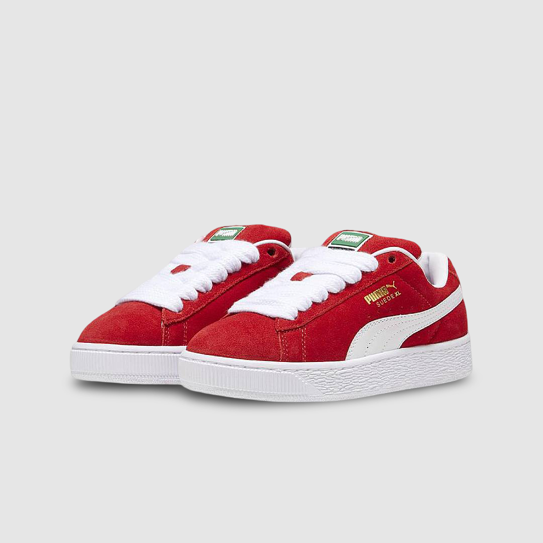 Zapatillas Puma Suede XL JR Unisex - Urbano | 396577 03 Rojo / Blanco