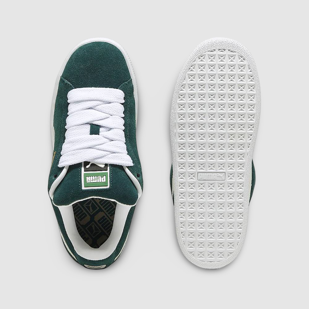 Zapatillas Puma Suede XL JR Unisex - Urbano | 396577 17 Verde