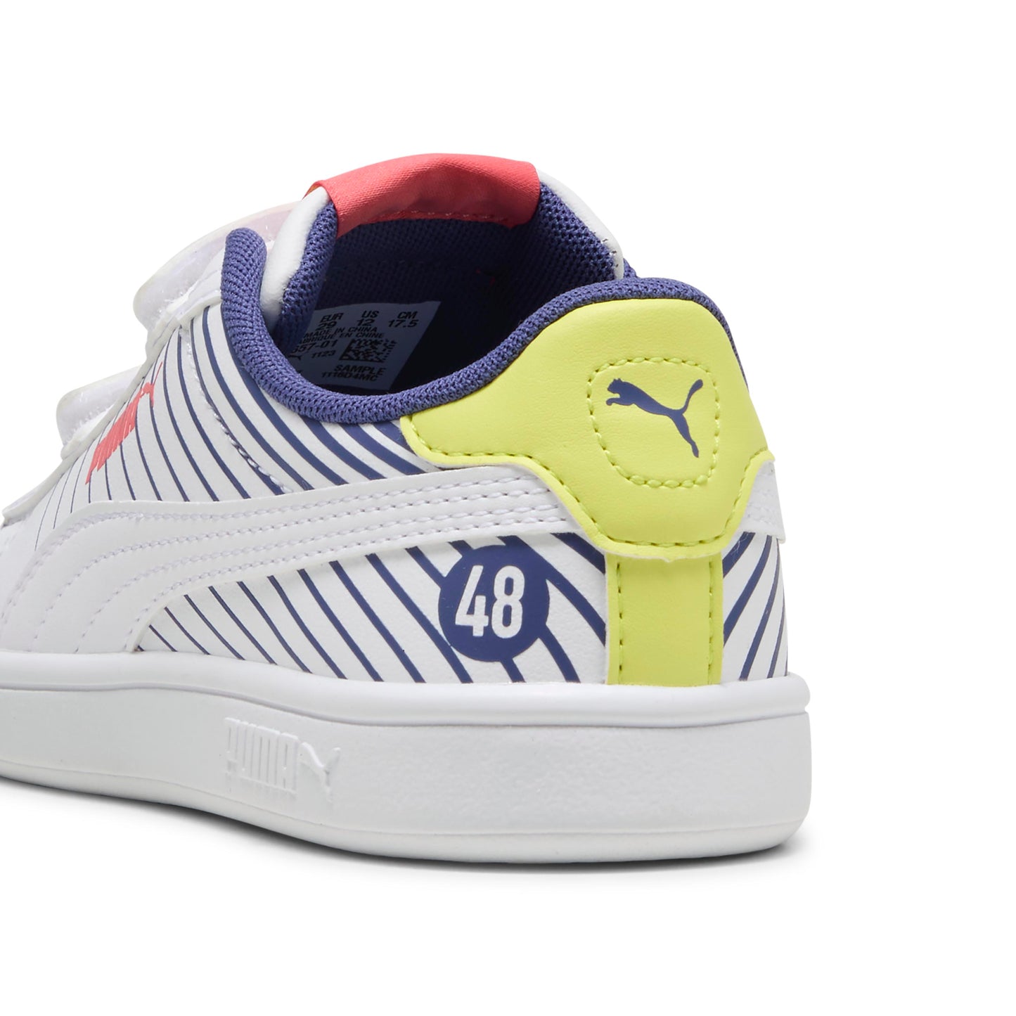 ZAPATILLAS PUMA SMASH 3.0 POISED 2 RACE V PS 400657 01 - NIÑOS
