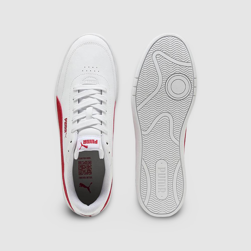 Zapatillas Puma Court Classic Clean Hombre - Urbano | 402223 08 Blanco / Verde