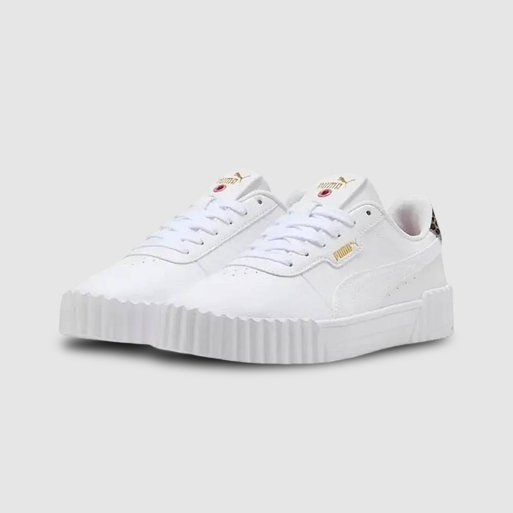 Zapatillas Puma Carina 3.0 Animal Flair Mujer - Urbano | 402642 01 Blanco
