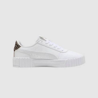 Zapatillas Puma Carina 3.0 Animal Flair Mujer - Urbano | 402642 01 Blanco