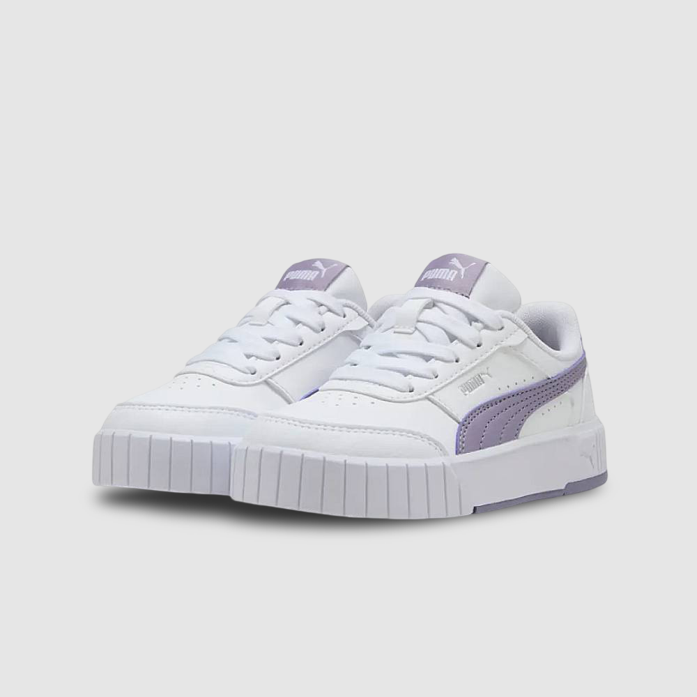 Zapatillas Puma Carina Mia Niños - Urbano | 403747 07 Blanco / Lila