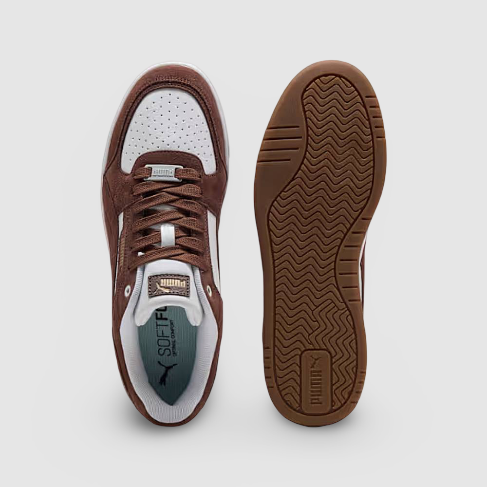 Zapatillas Puma Caven lll Plus SD Hombre - Urbano | 404491 03 Marrón / Blanco