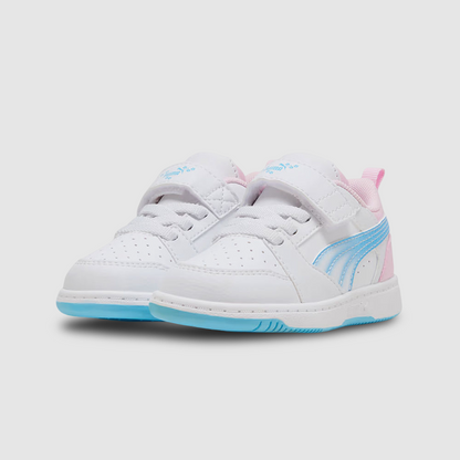 Zapatillas Puma Rebound V6 lo Jelly Heaven Niños - Urbano | 405059 01 Blanco/Celeste