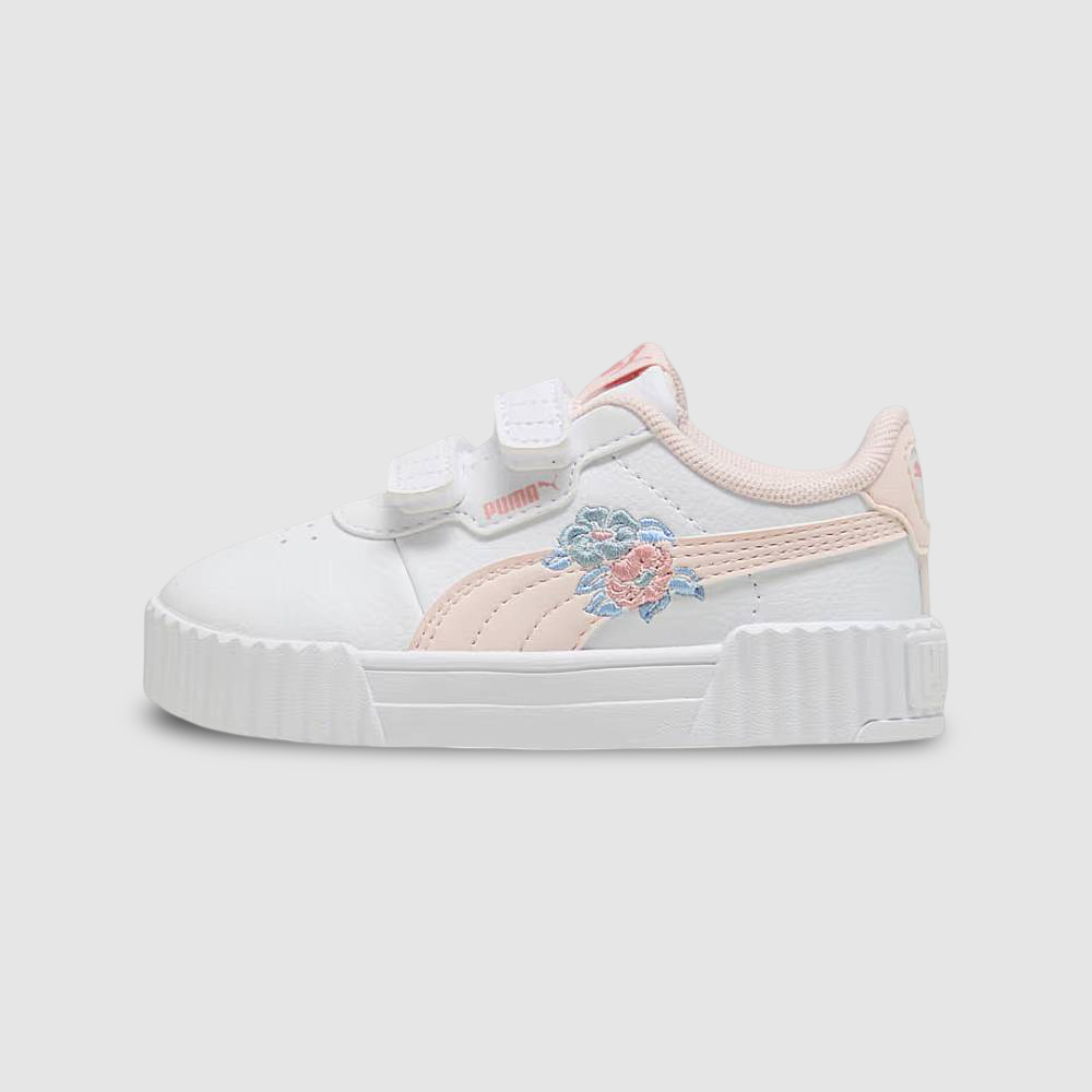 Zapatillas Puma Carina 3.0 Floral Niños - Urbano | 405626 01 Blanco
