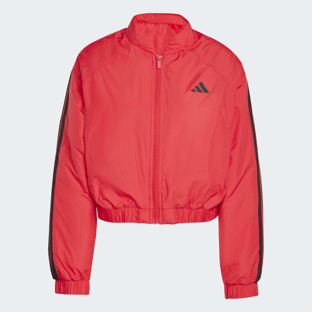 Casaca Adidas Bómber Corta Térmica 3T Mujer - Urbano | JP1724 Rojo