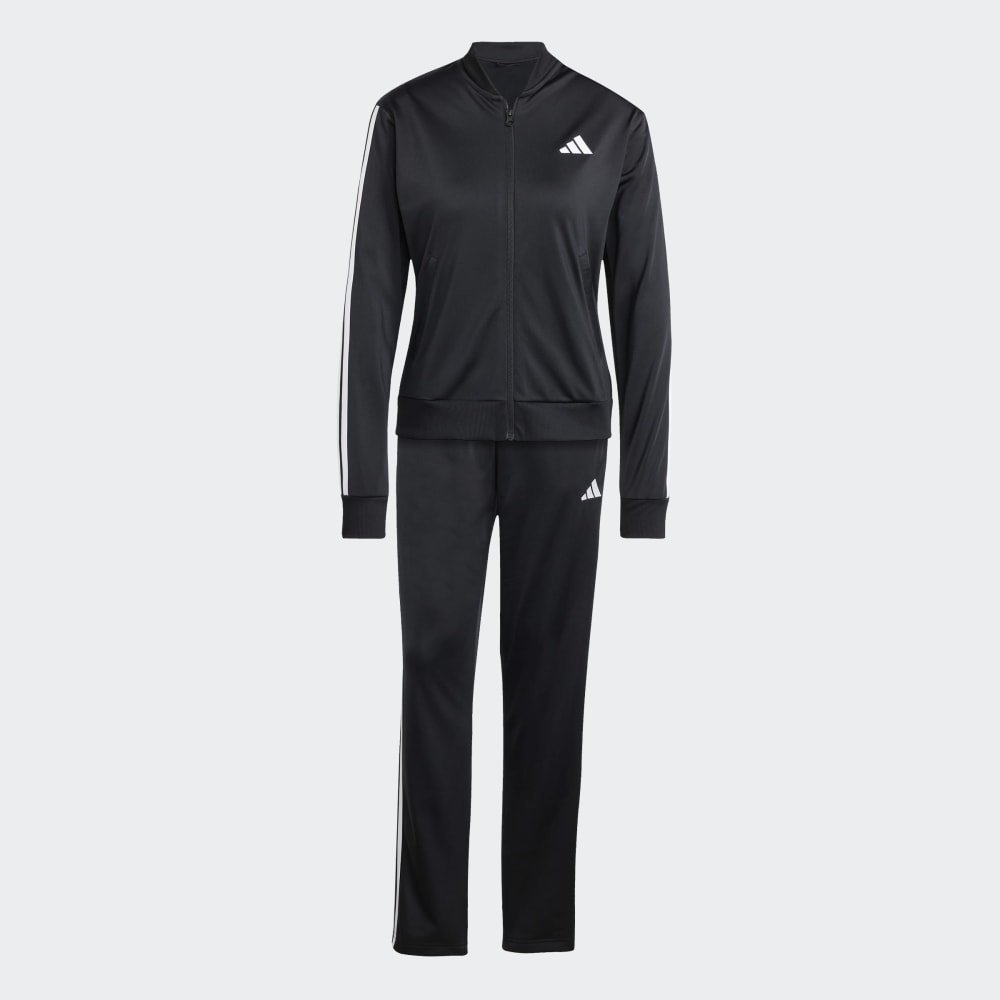 Conjunto Adidas Deportivo Essentials 3 Rayas Mujer - Urbano | Negro