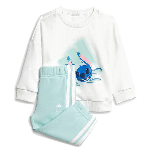Conjunto Adidas I DY LS JOG Niños | JD0380 Blanco