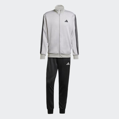 Conjunto Adidas M 3S FT TT TS Hombre - Urbano | JI8876 Gris/Negro