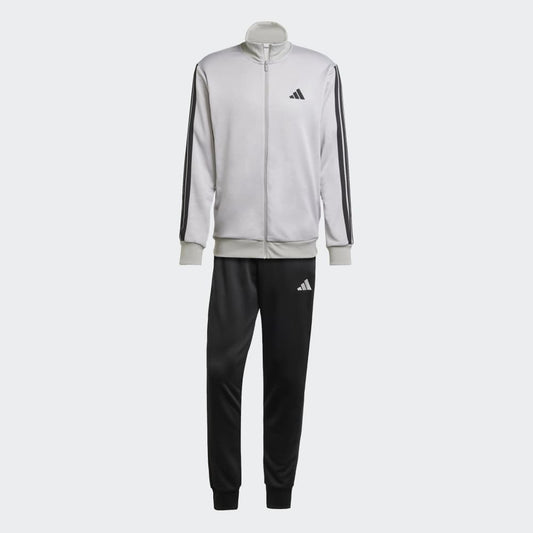 Conjunto Adidas M 3S FT TT TS Hombre - Urbano | JI8876 Gris/Negro