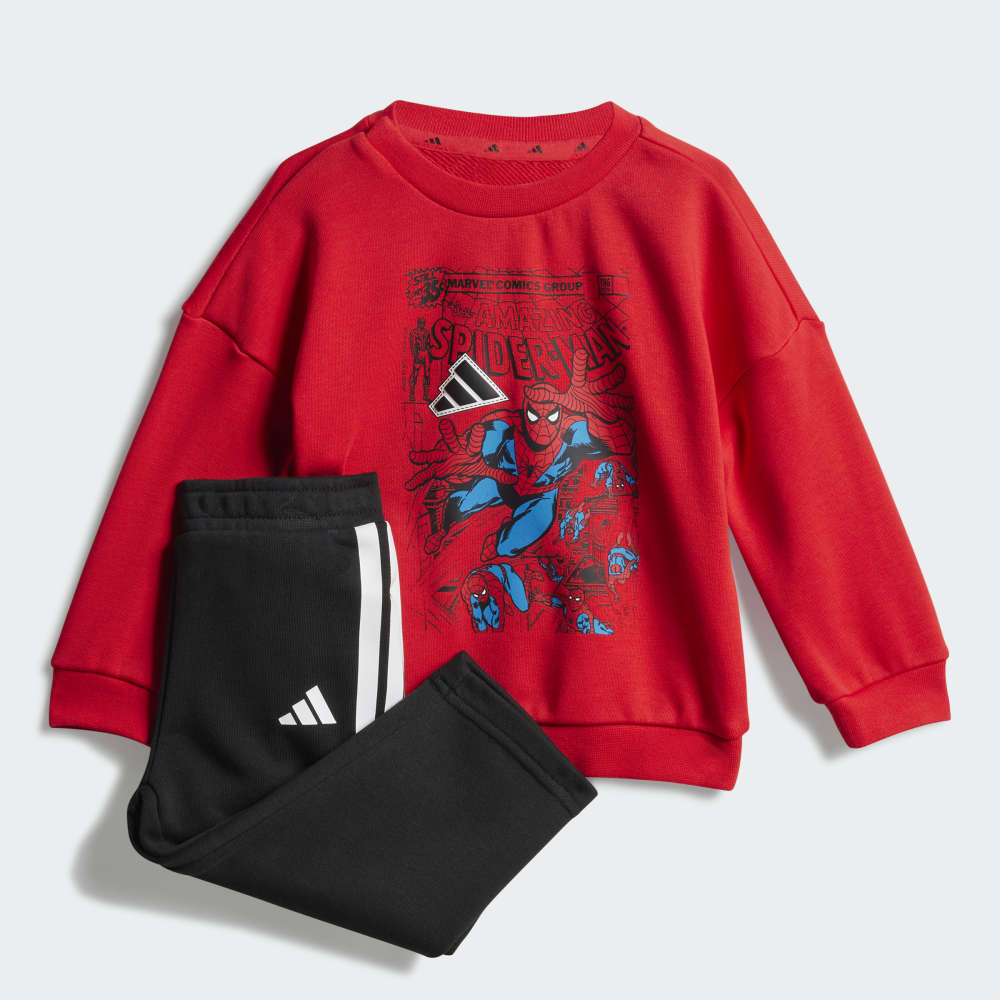 Conjunto Adidas Marvel Spider-Man Niños - Urbano | JV7371 Rojo