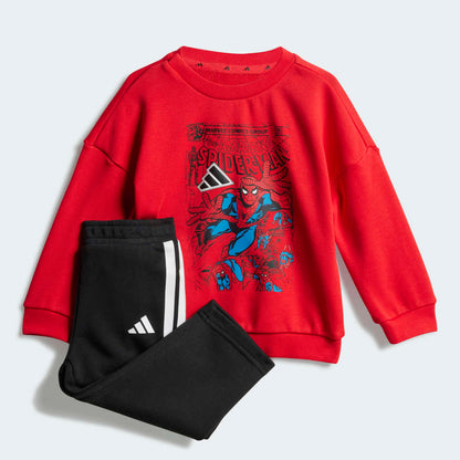 Conjunto Adidas Marvel Spider-Man Niños - Urbano | JV7371 Rojo