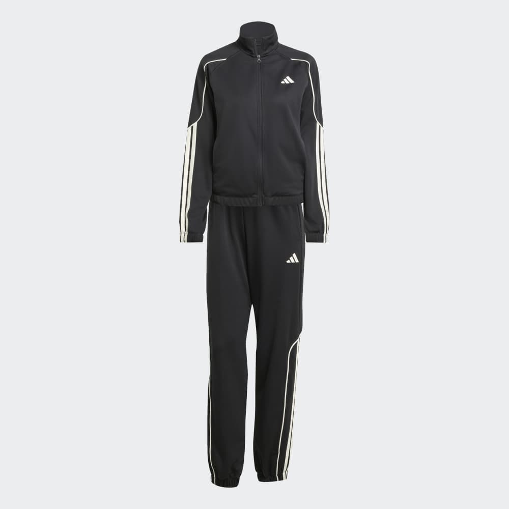 Conjunto Adidas Stadium 3 Franjas Mujer - Training | JX0471 Negro
