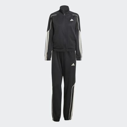 Conjunto Adidas Stadium 3 Franjas Mujer - Training | JX0471 Negro