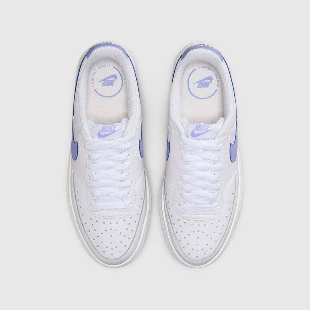Zapatillas Nike Court Vision Alta Mujer - Urbano | DM0113 105 Blanco/Lila
