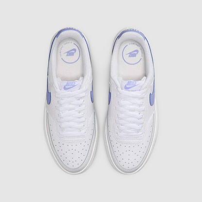 Zapatillas Nike Court Vision Alta Mujer - Urbano | DM0113 105 Blanco/Lila